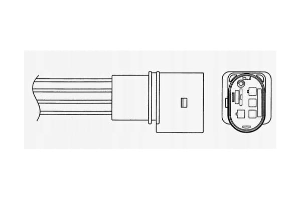 Sensor Lambda Ngk 1842 nuevo 2