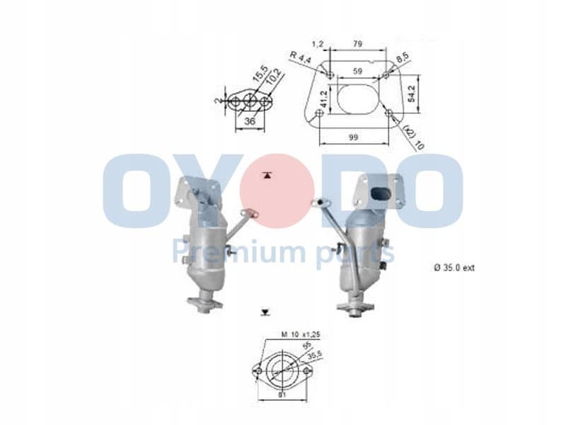 Catalizador Oyodo 10N0128-Oyo nuevo 2
