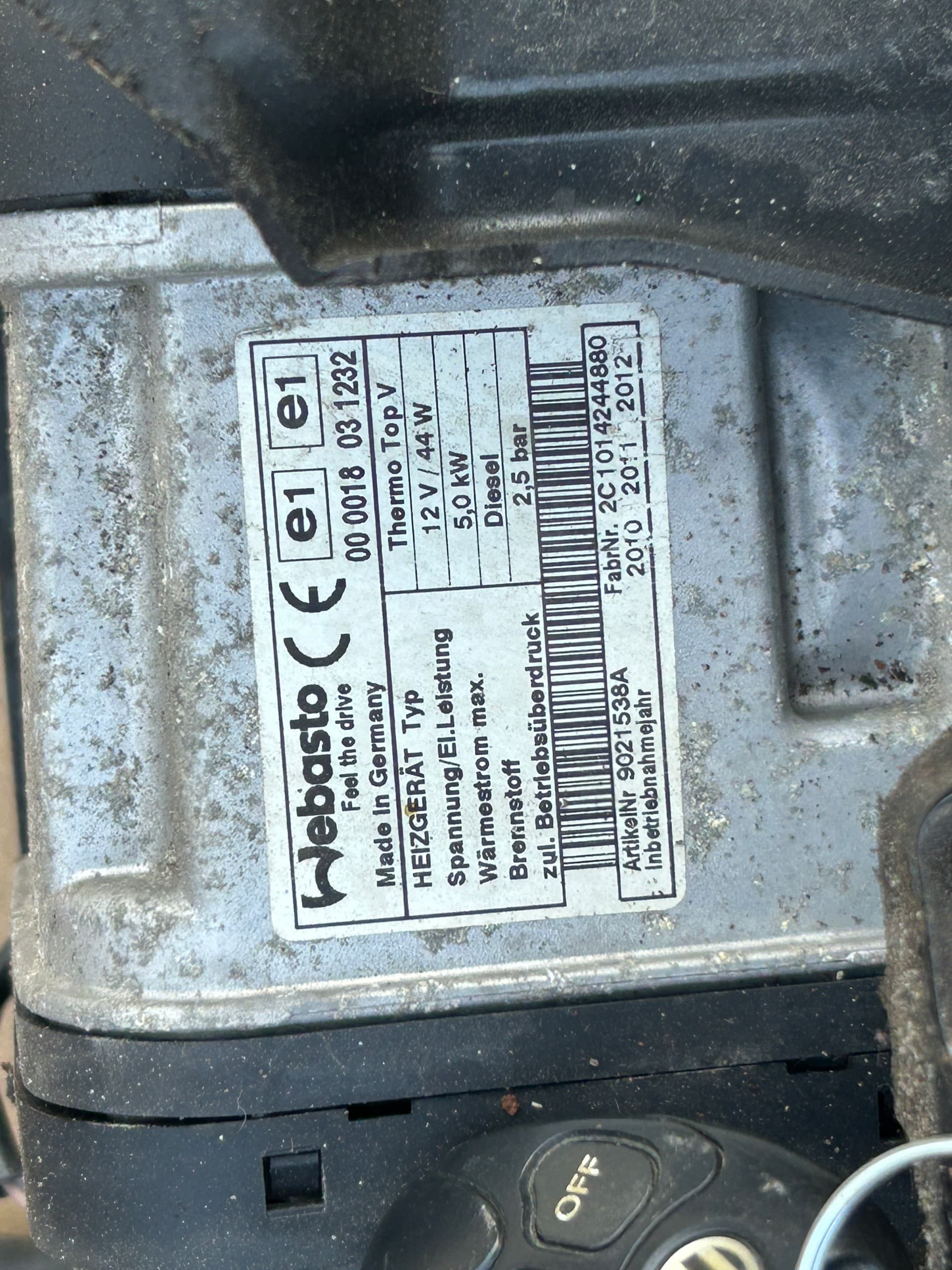VW Touran Passat B6 2.0 TDI Webasto 3C0815005AT usado 4