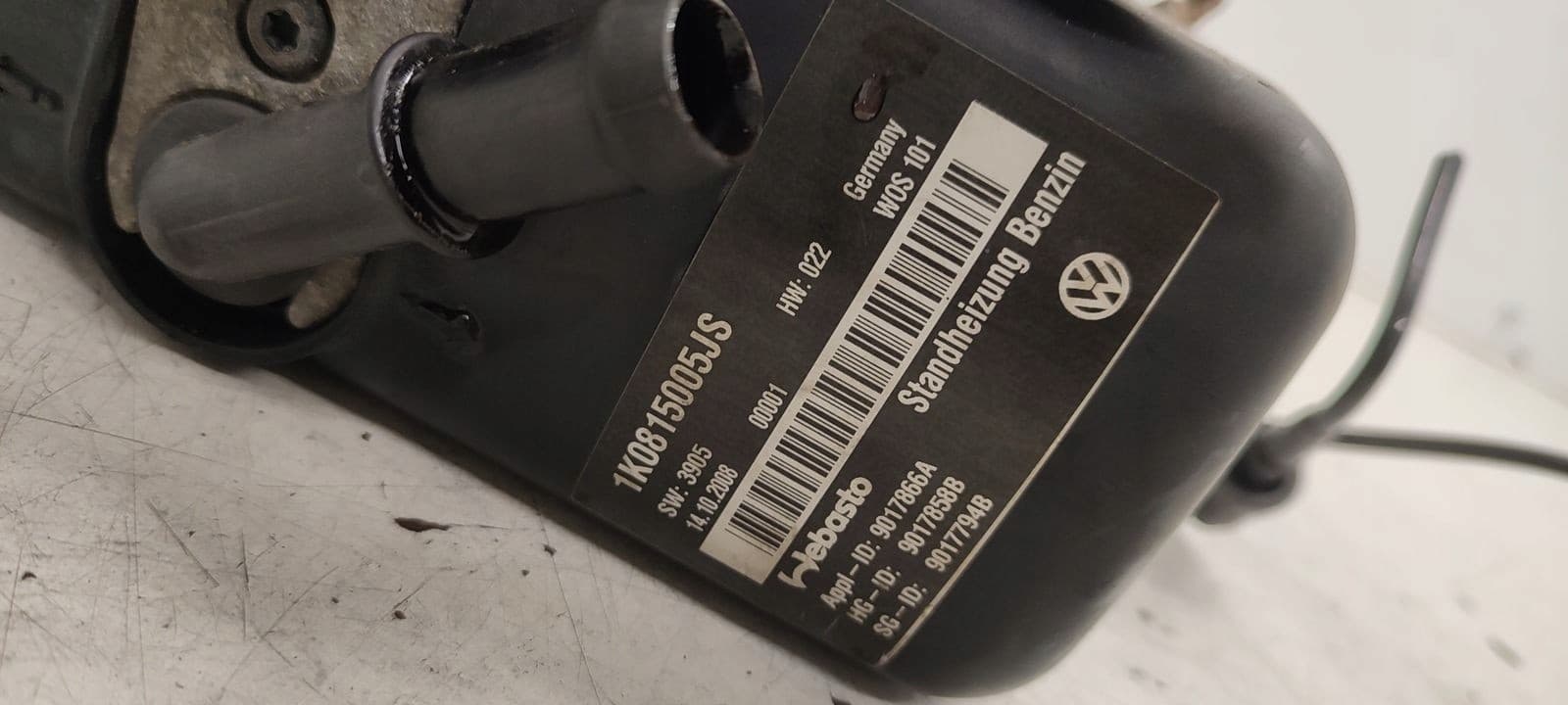 Calefactor estacionario Webasto VW Touran Lift 1.6 8V Mpi usado 4