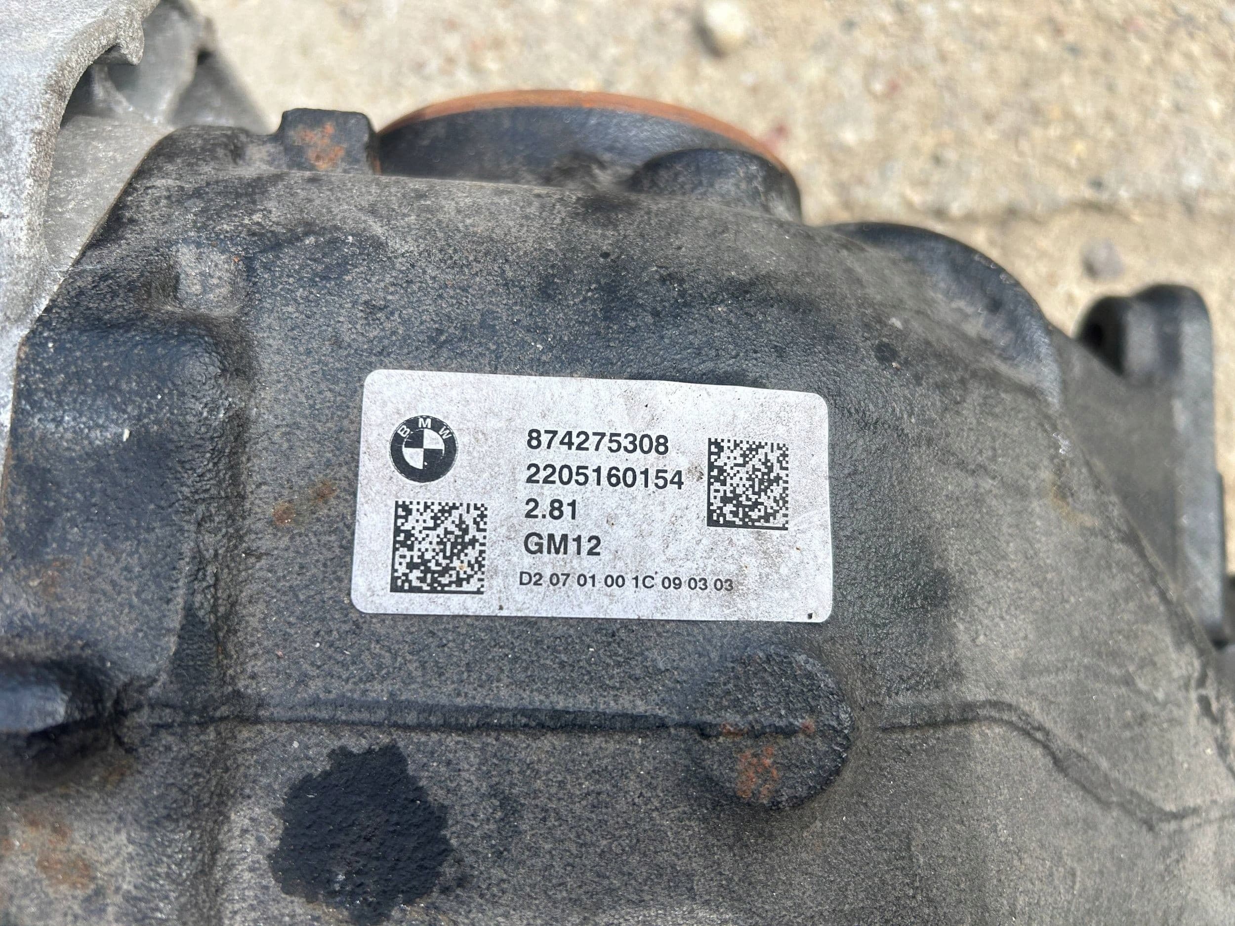 Diferencial Trasero BMW G20 M340i 8742753 Relación 2.81 usado 2