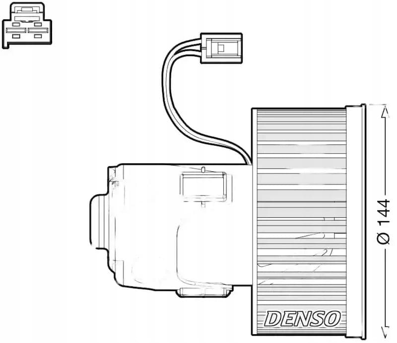 Ventilador interior Denso DEA05008 nuevo