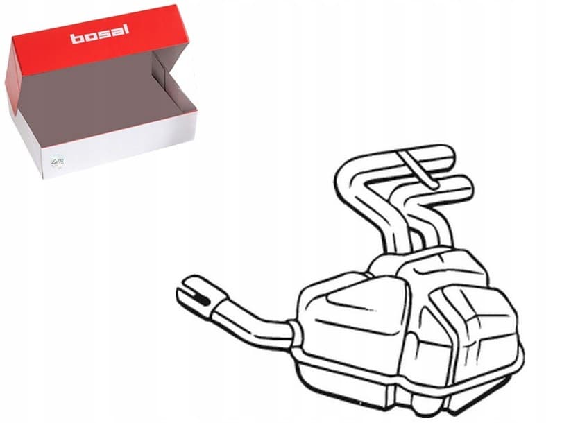 Bosal 247-041 Silenciador Final nuevo