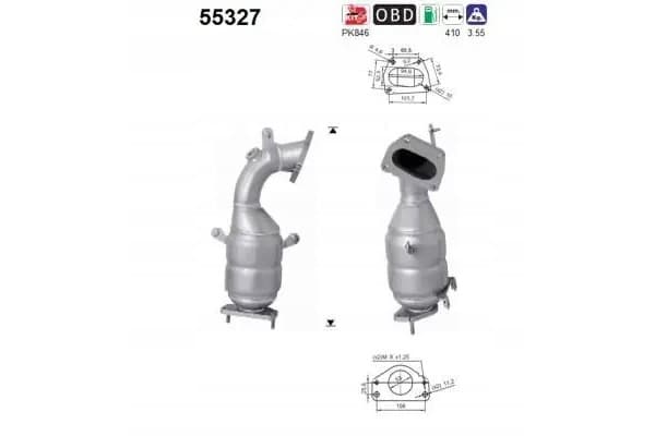 Catalizador AS 55327 nuevo 2