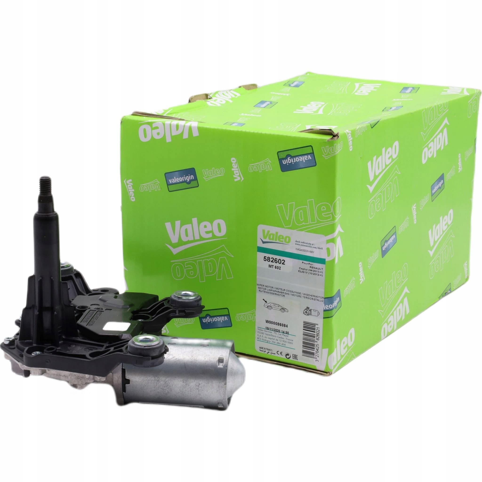 Motor de limpiaparabrisas trasero Valeo 582602 nuevo