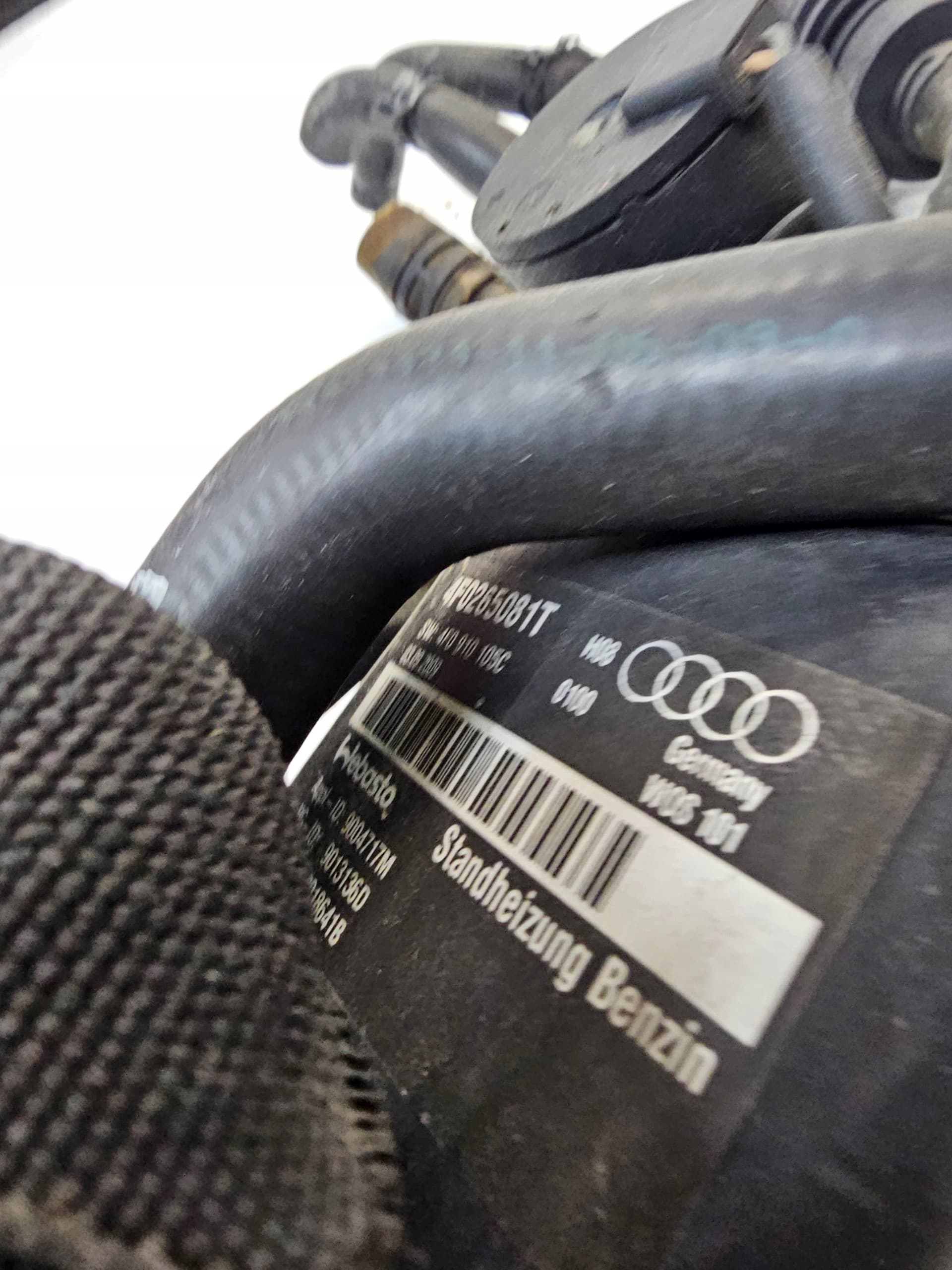 Calefactor Webasto Audi A6 C6 4F0265081T Juego usado 11