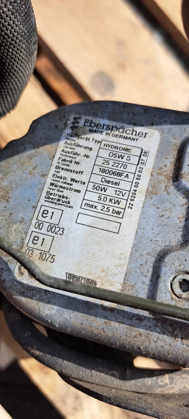 Webasto Volvo 31267154 180068FA usado 2
