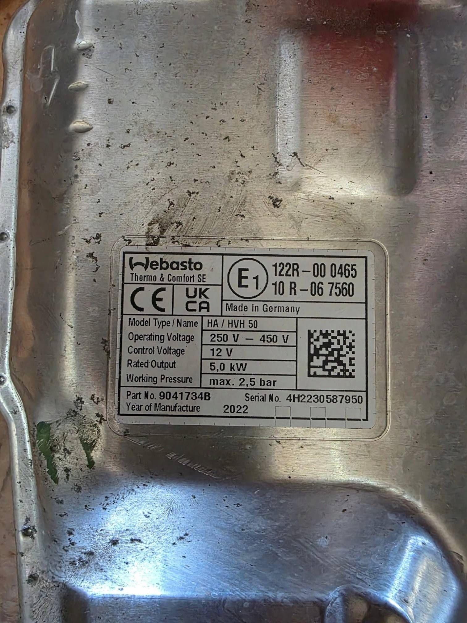 Módulo Webasto Citroën DS3 122R000465 usado 3