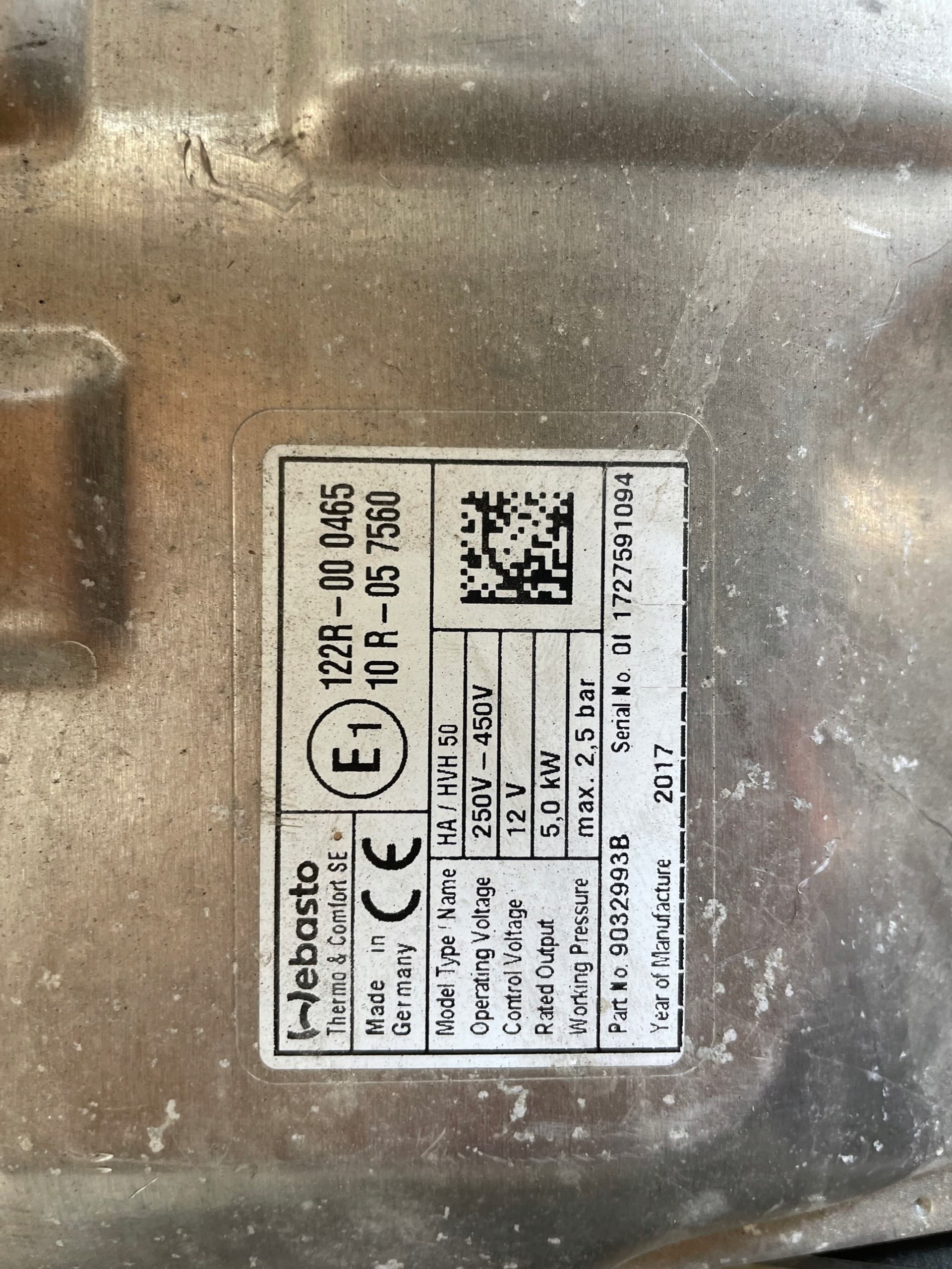 Webasto Volvo 31455441 usado 4