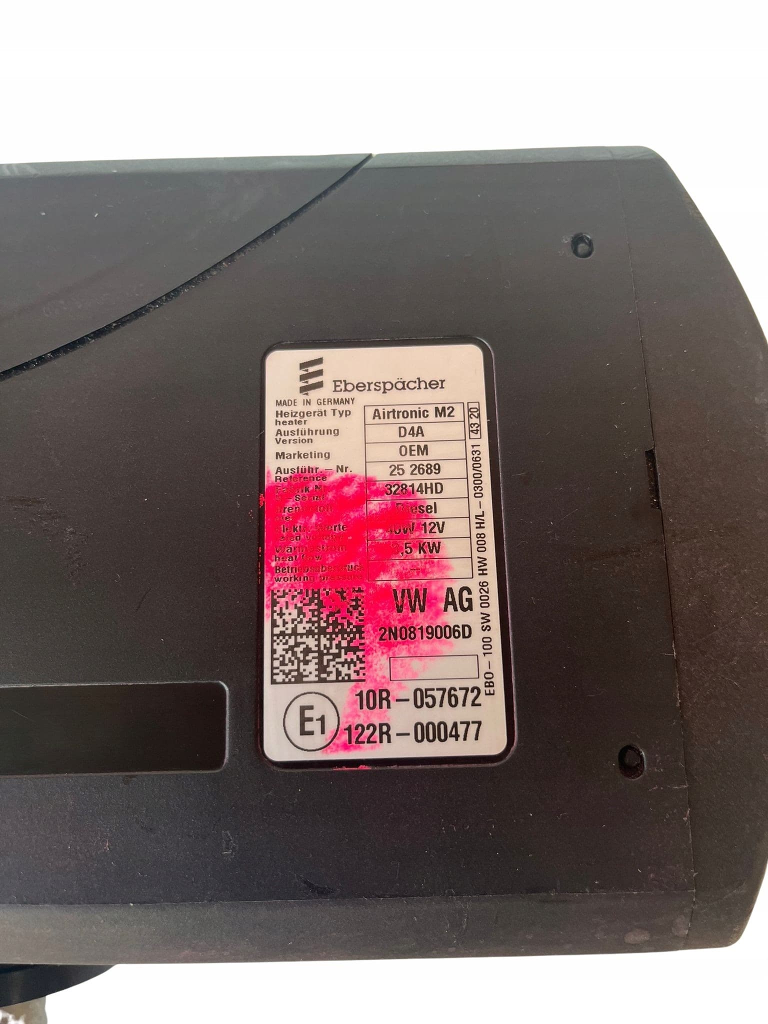 Calefactor estacionario Airtronic 2N0819006D nuevo 4