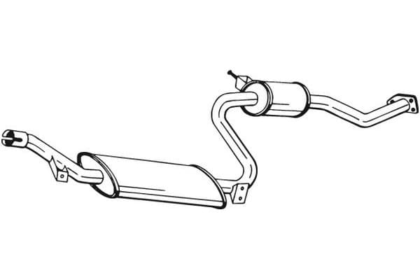 Bosal 283-603 Silenciador central nuevo
