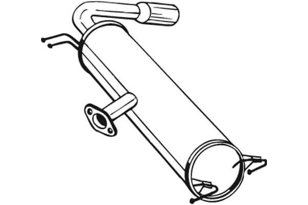 Bosal 228-487 Silenciador final nuevo 6