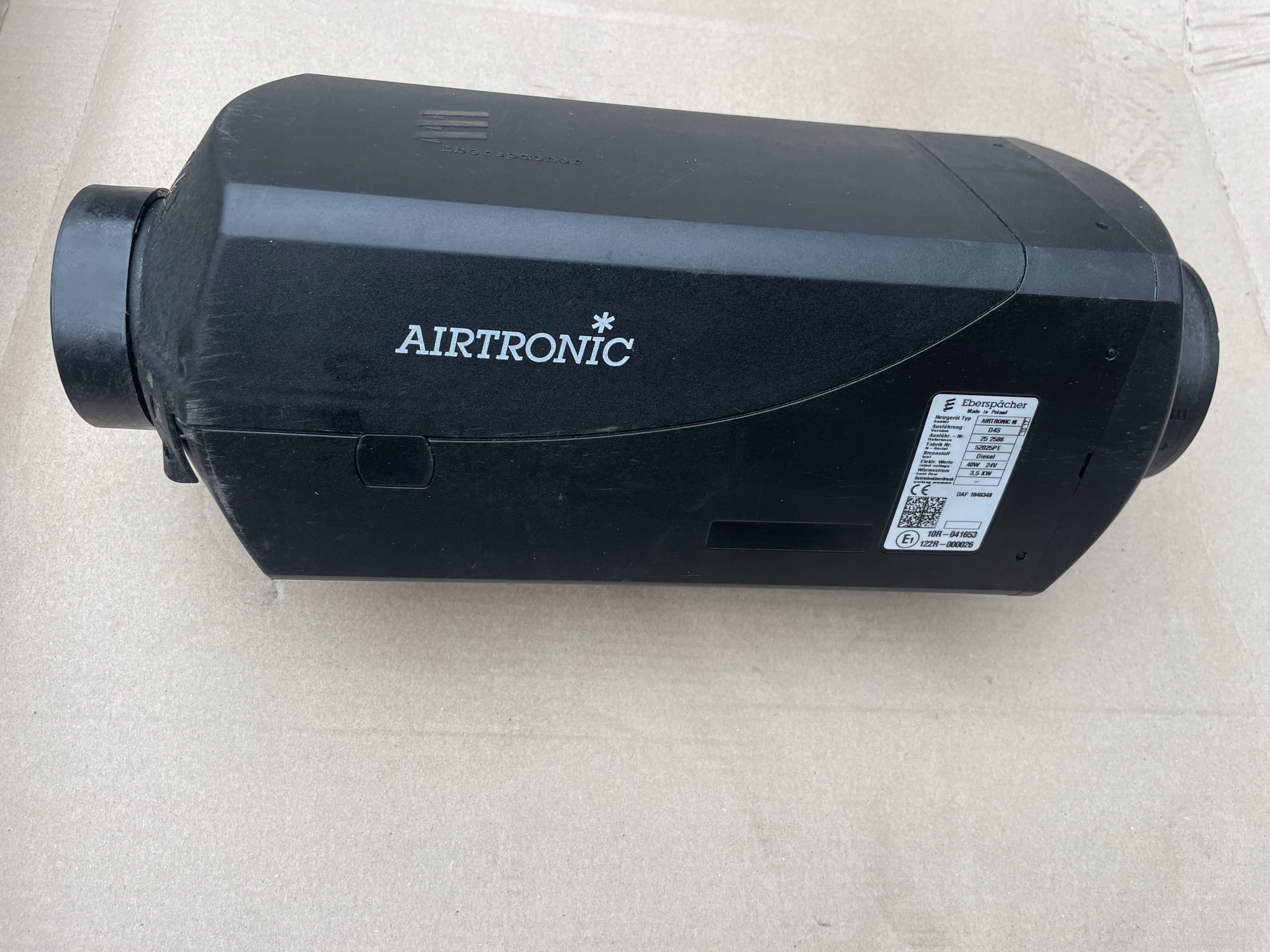 Calefactor estacionario Webasto 1848348 para Daf XF 106 2017 usado