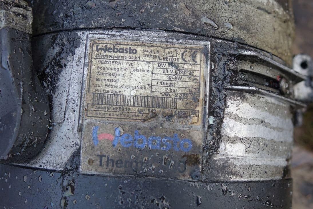 Calefactor estacionario 35KW DW350 Webasto Thermo 300 DW350 usado 3