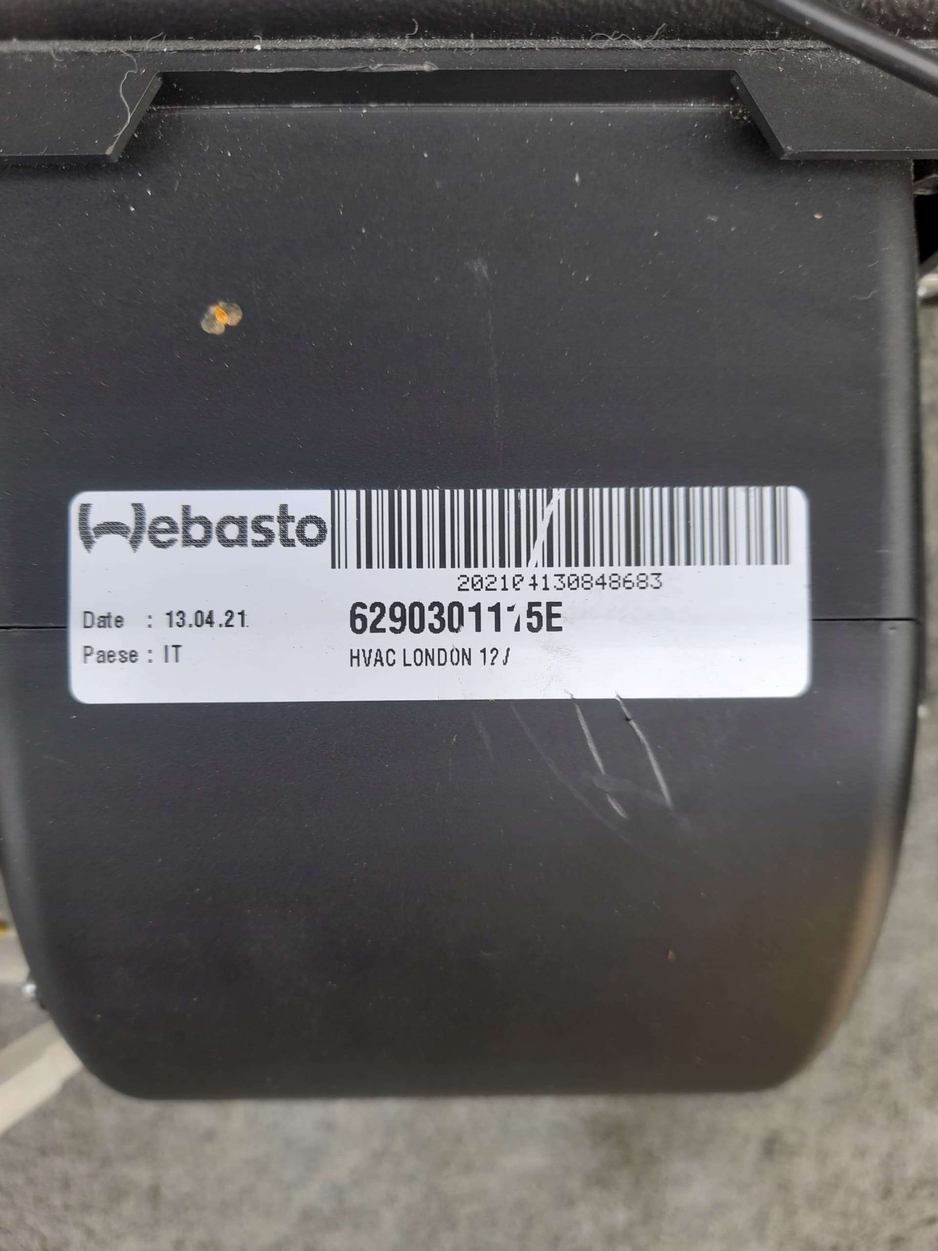 Webasto Renault Master IV usado 2