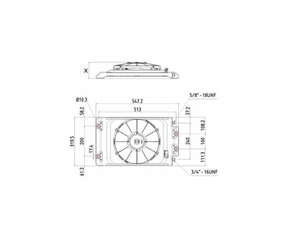 Ventilador con condensador Kalori 24V KD 5.5kW 110W nuevo 2