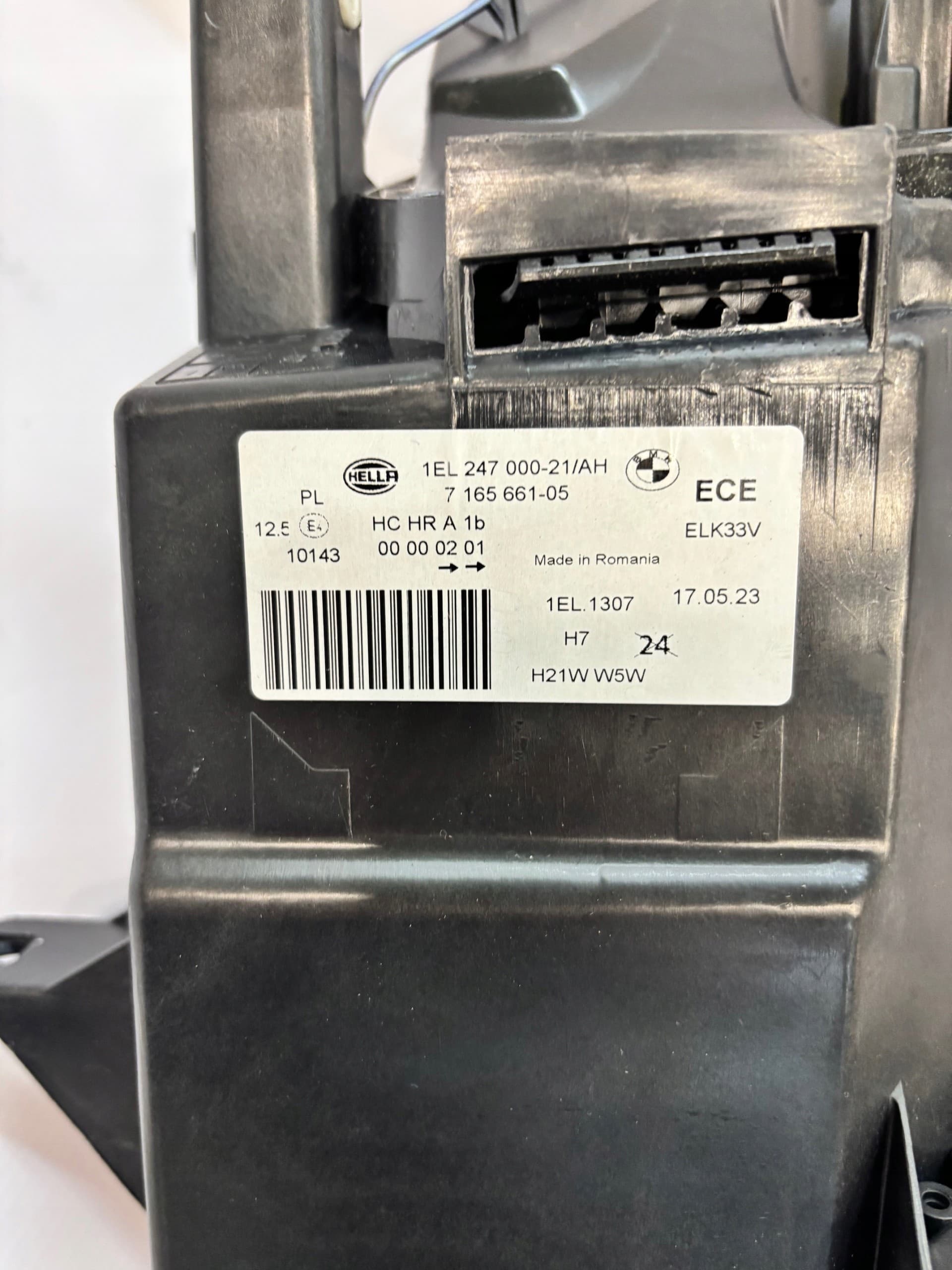 Faro Delantero Izquierdo BMW Z4 Roadster E85 63127165661 Lhd nuevo 2