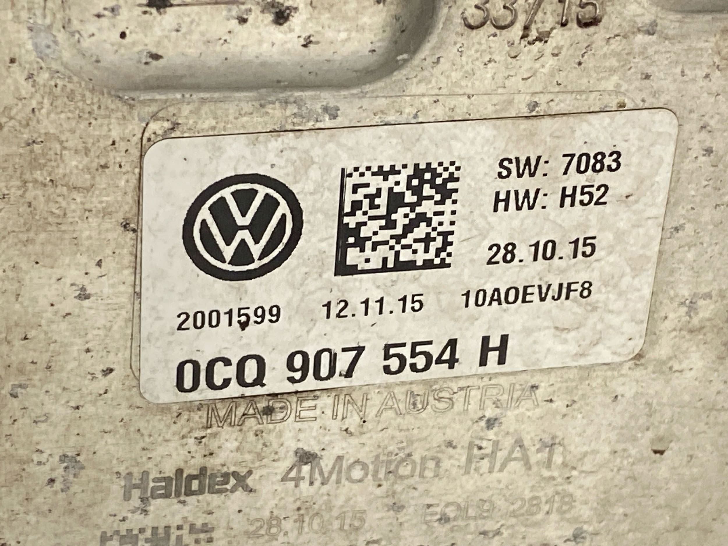 Diferencial Trasero Audi A3 S3 8V 2015 0CQ525010K usado 7