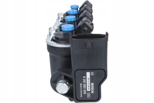 Riel inyector Med Landi Renzo azul con sensor usado 6