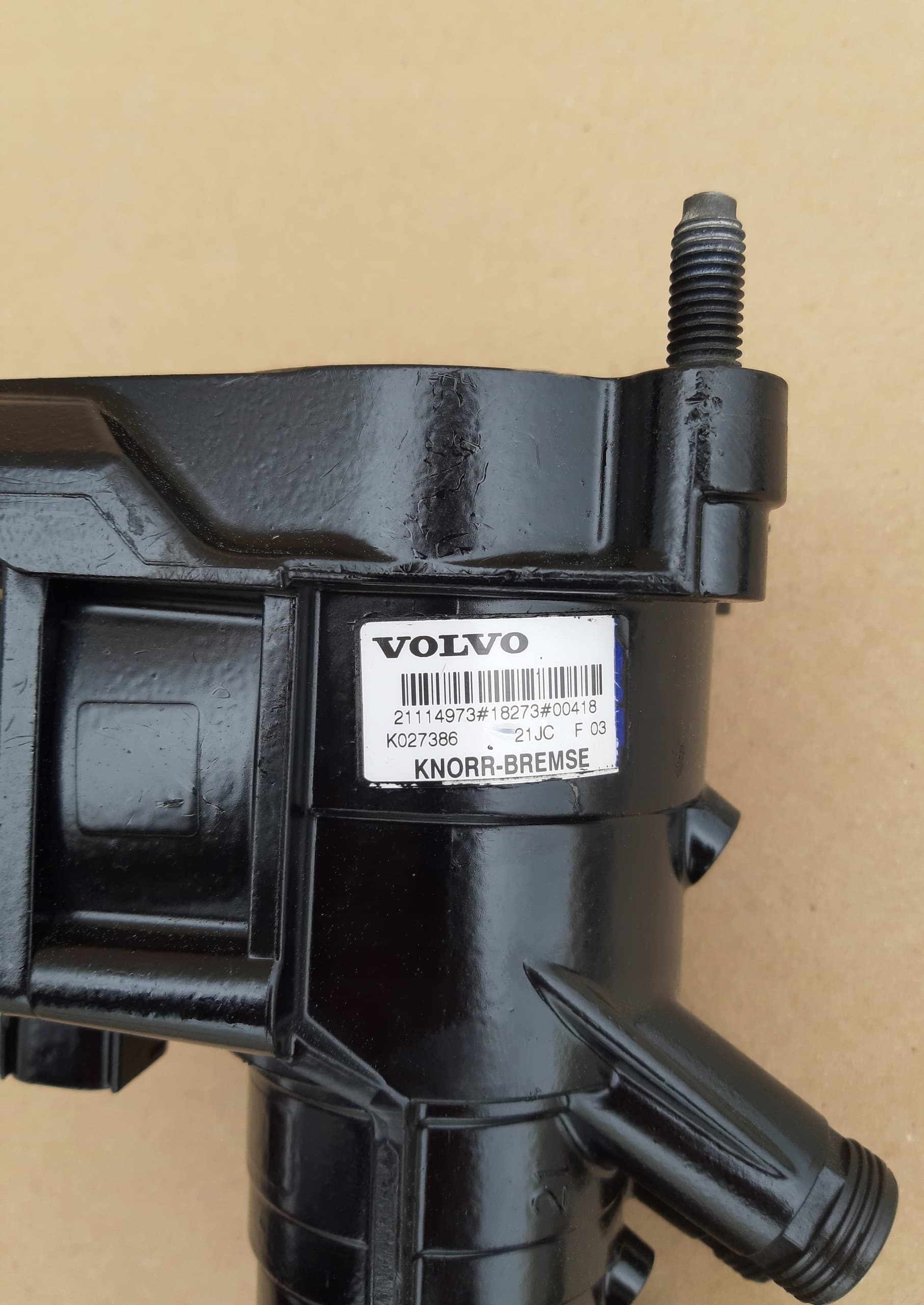 Válvula Maestra de Freno Knorr-Bremse K027386 para Volvo nuevo 8