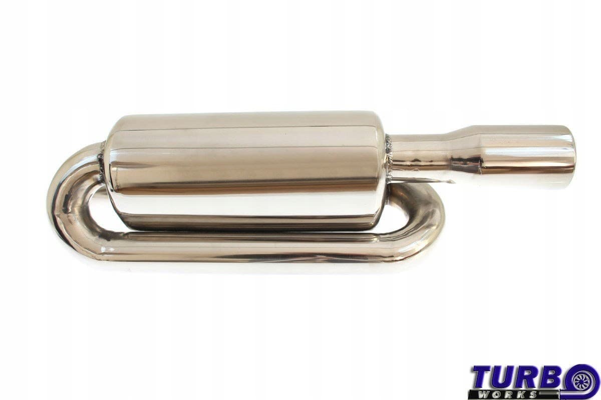 Silenciador final deportivo Twin Loop 63mm TurboWorks nuevo 2