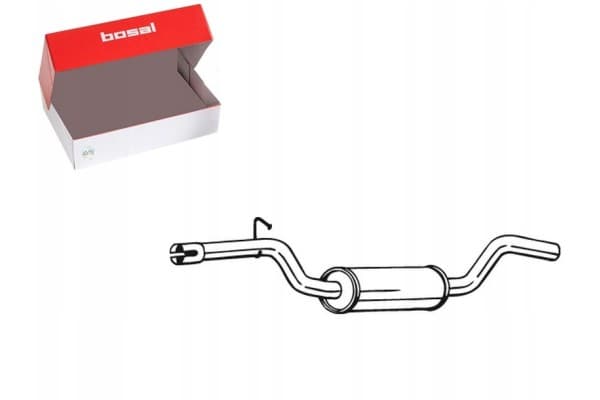 Bosal 233-211 Silenciador Central nuevo 9
