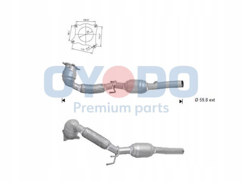Catalizador Oyodo 10N0147-Oyo nuevo 4