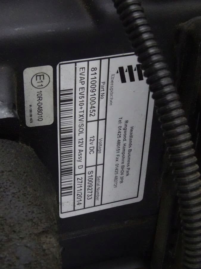 Núcleo del calentador evaporador Eberspacher Spal usado 5