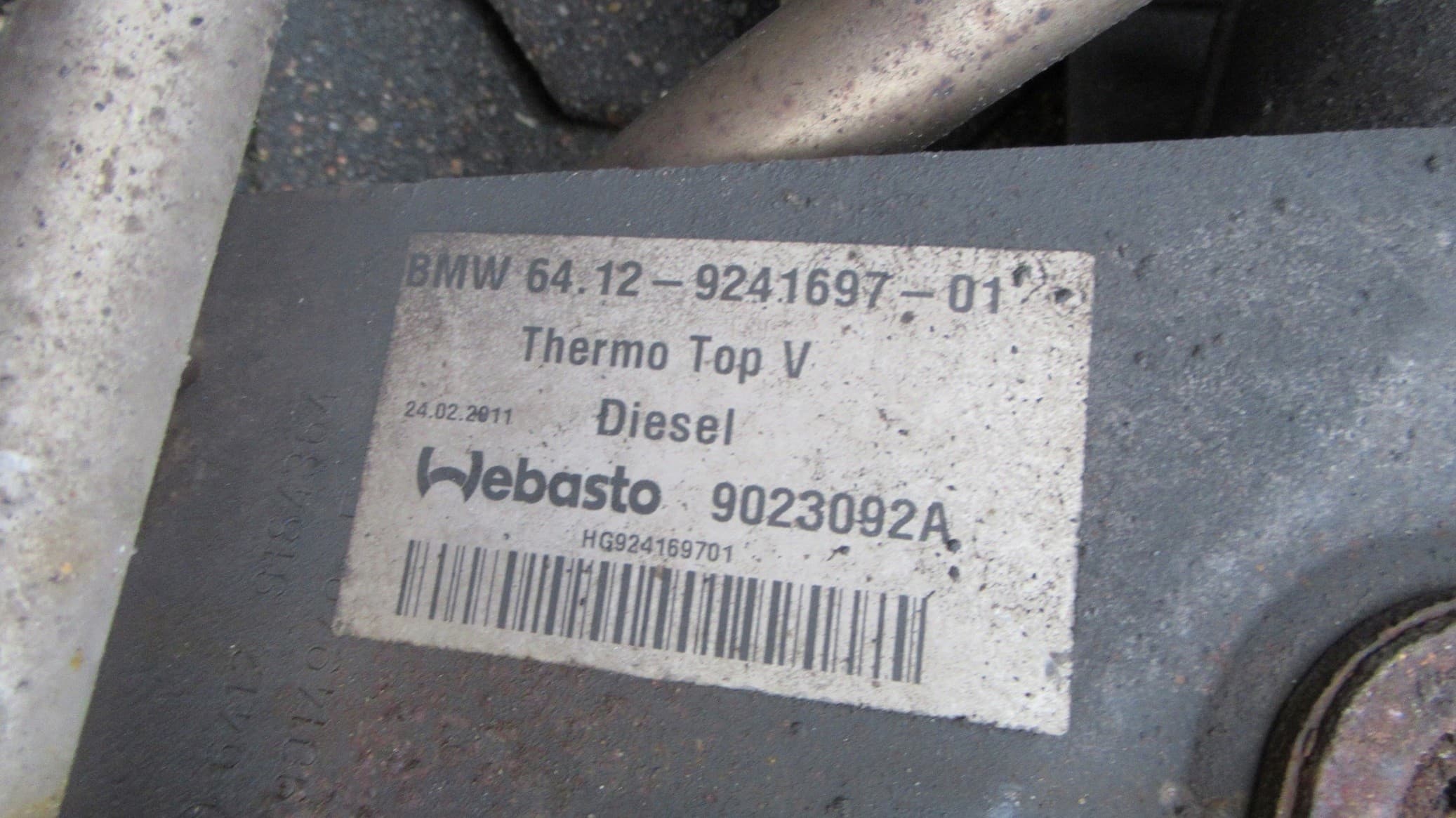 Calefactor estacionamiento Webasto BMW 5 GT F07 9023092A usado 4