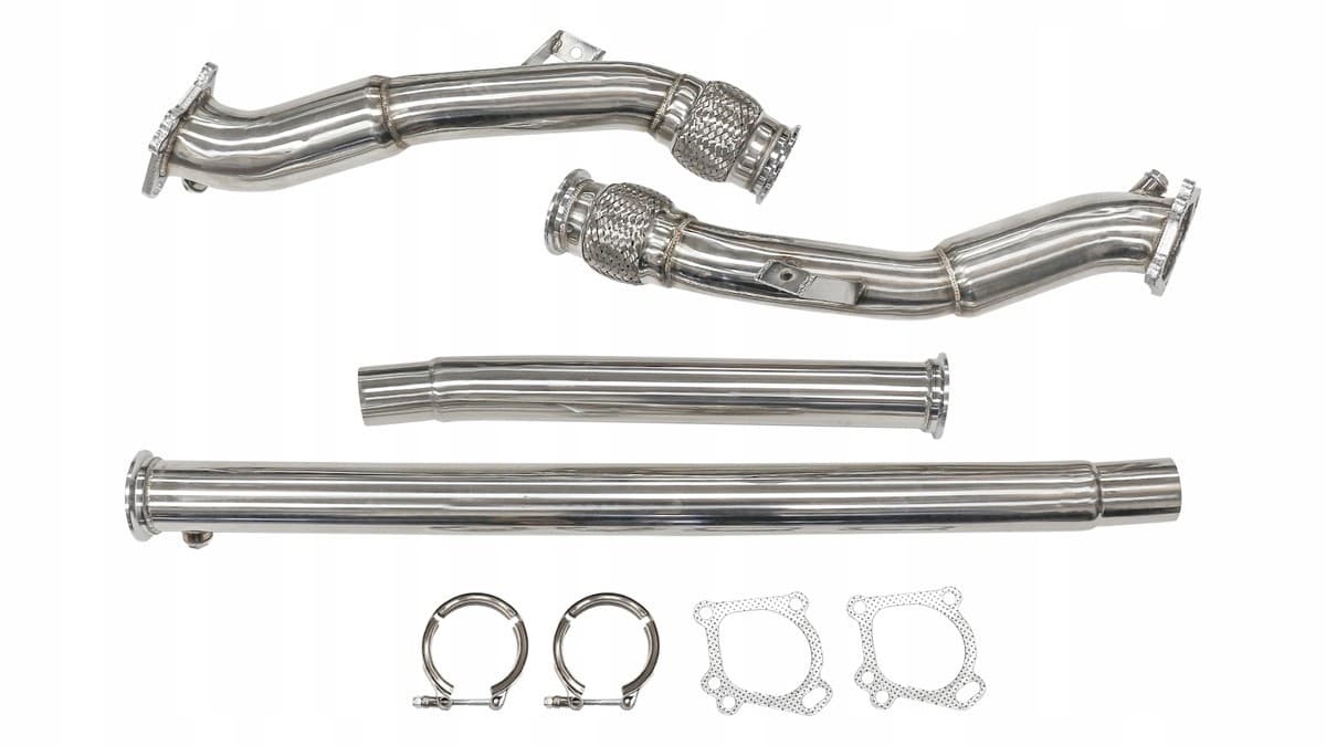 Downpipe Turboworks acero inoxidable Audi S4 B5 2.7 Biturbo nuevo