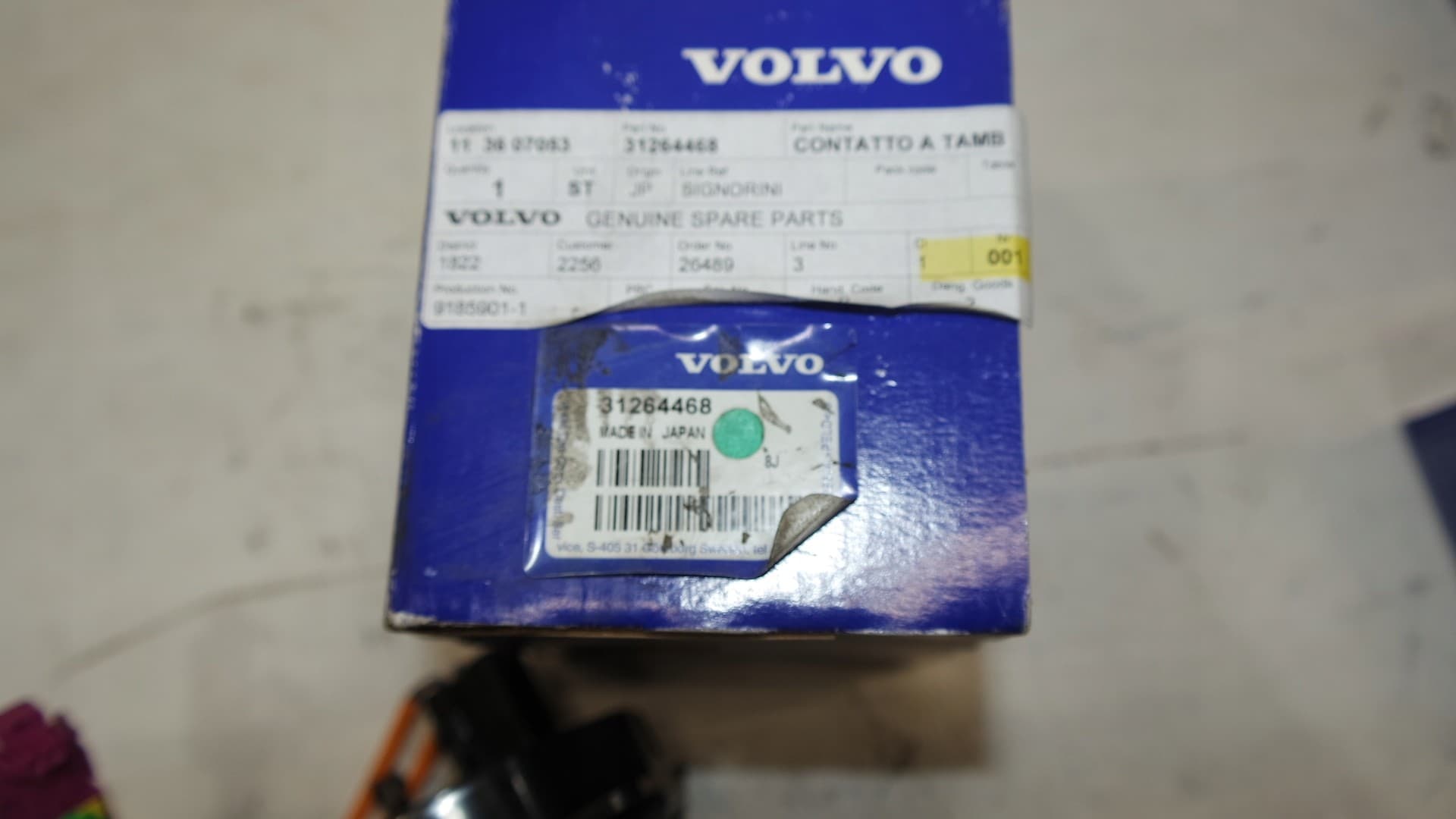 Sensor de dirección Volvo OE 31264468 nuevo 4