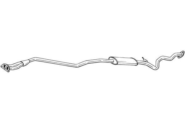 Bosal 293-009 Silenciador central de escape usado