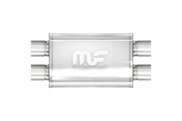 Silenciador MagnaFlow 4x9 dual 2.5 11386 x-pipe nuevo 3