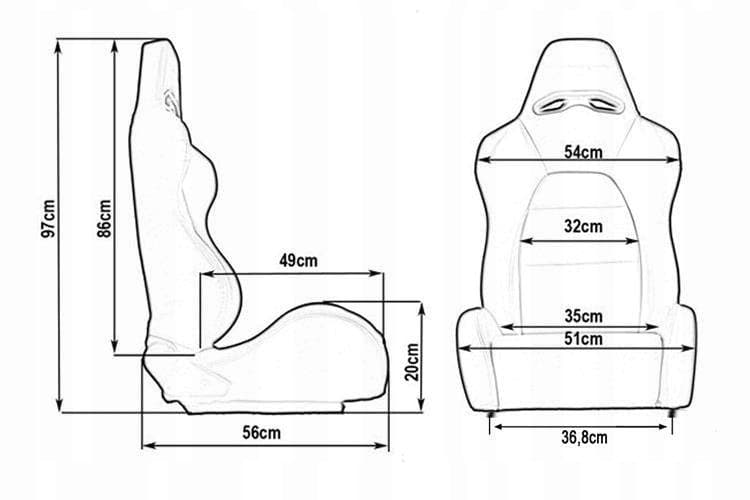 Silla Deportiva MTuning Mn-Fo-023 nuevo 5