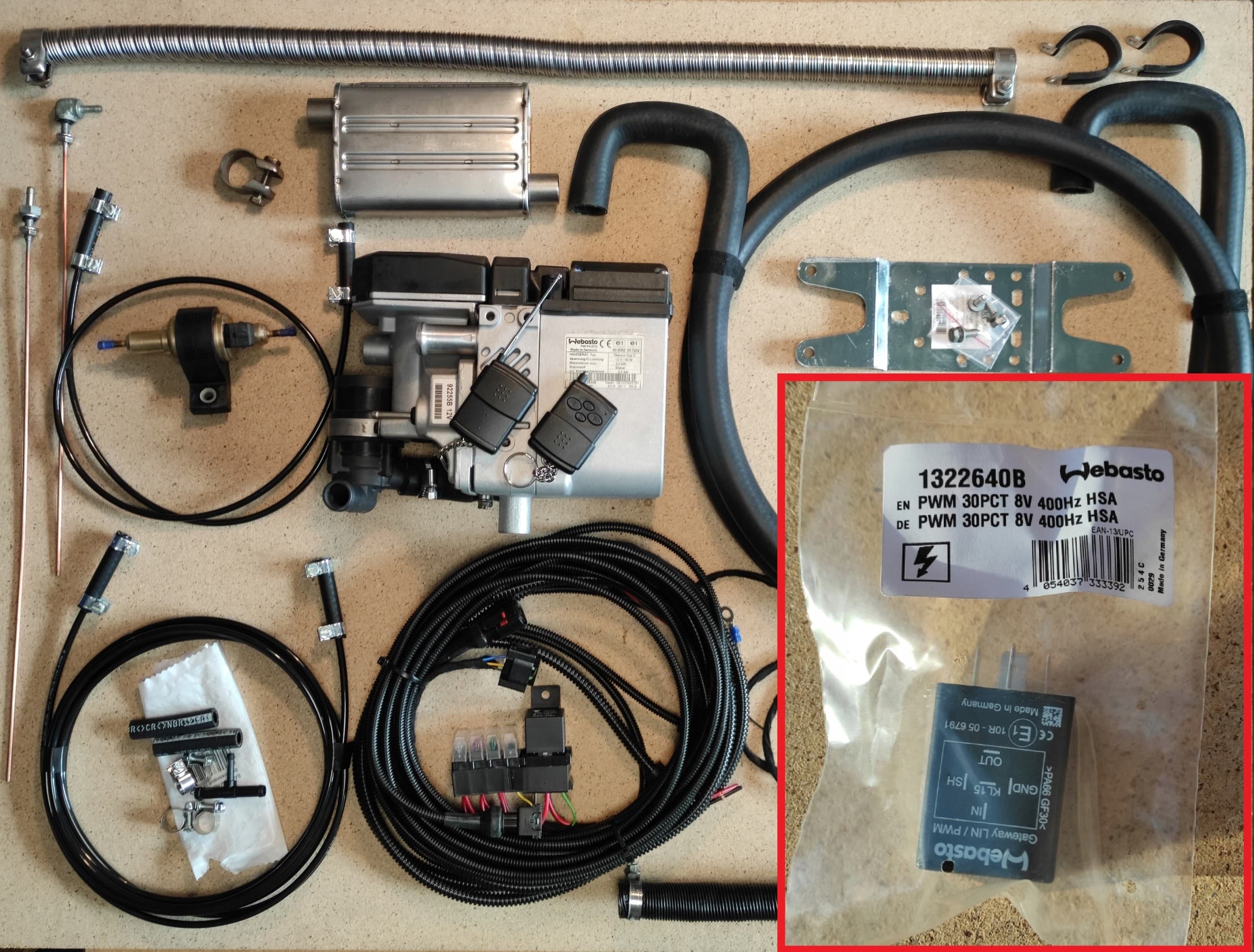 Módulo Webasto Gateway Lin / Pwm controlador Ipcu nuevo
