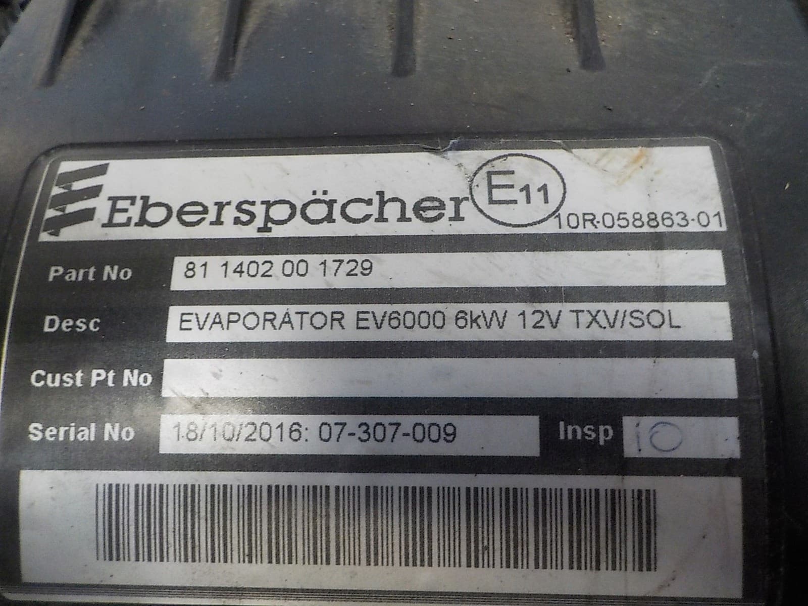 Calefactor estacionario Eberspacher 12V usado 6