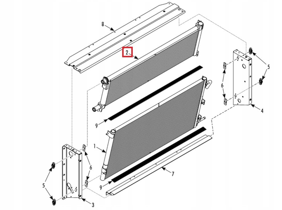 Enfriador Thermo King Series T 1080R Series S 1000S nuevo 2