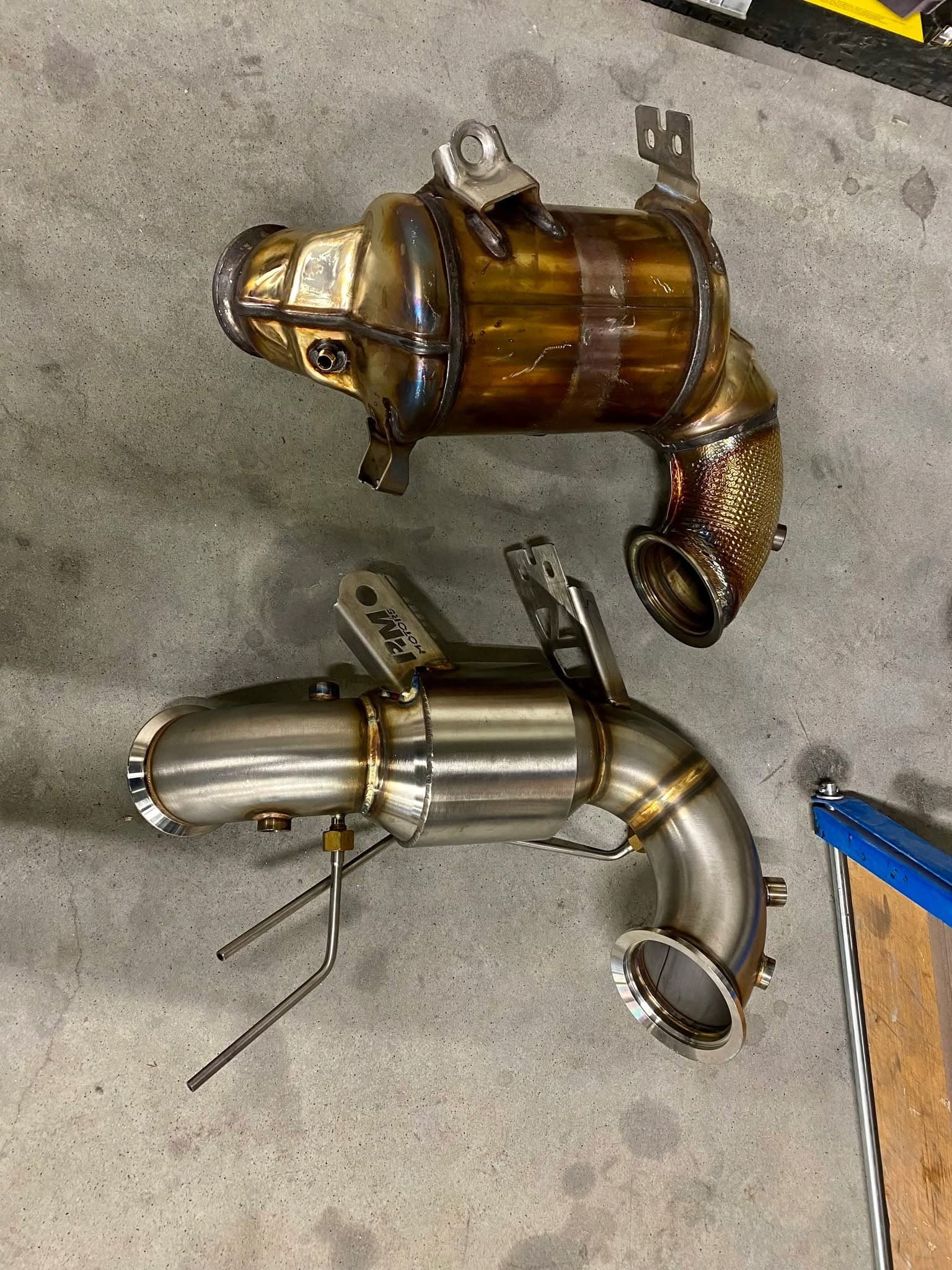 Downpipe BMW E87 E90 E91 M47N2 RM Motors nuevo 6