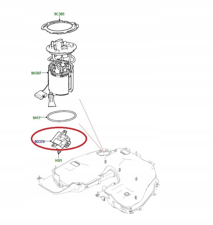 Controlador de Bomba de Combustible Land Rover LR187427 nuevo 2