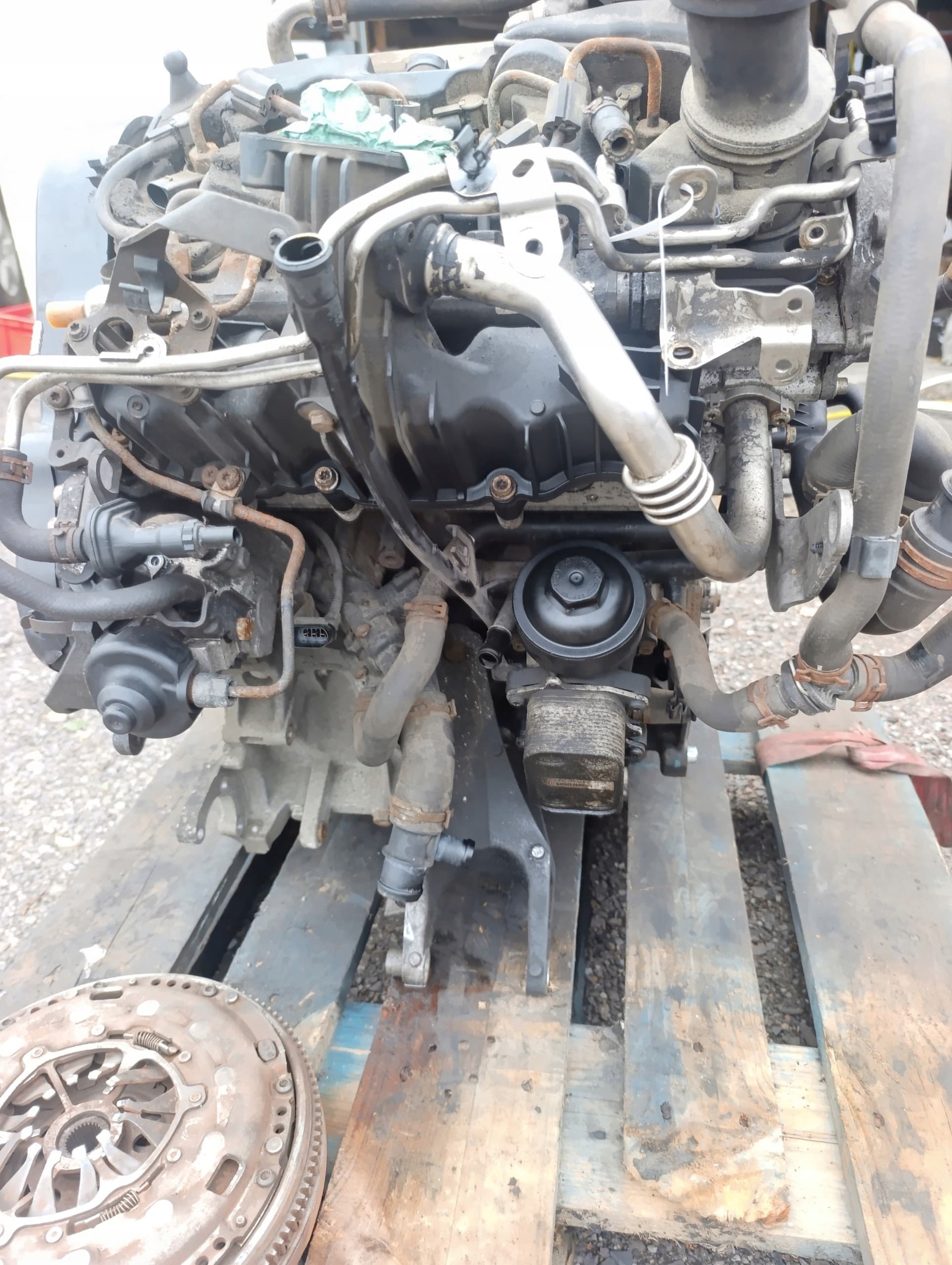 Motor 2.0 TDI VW T5 T6 Caa Caac dañado usado 2