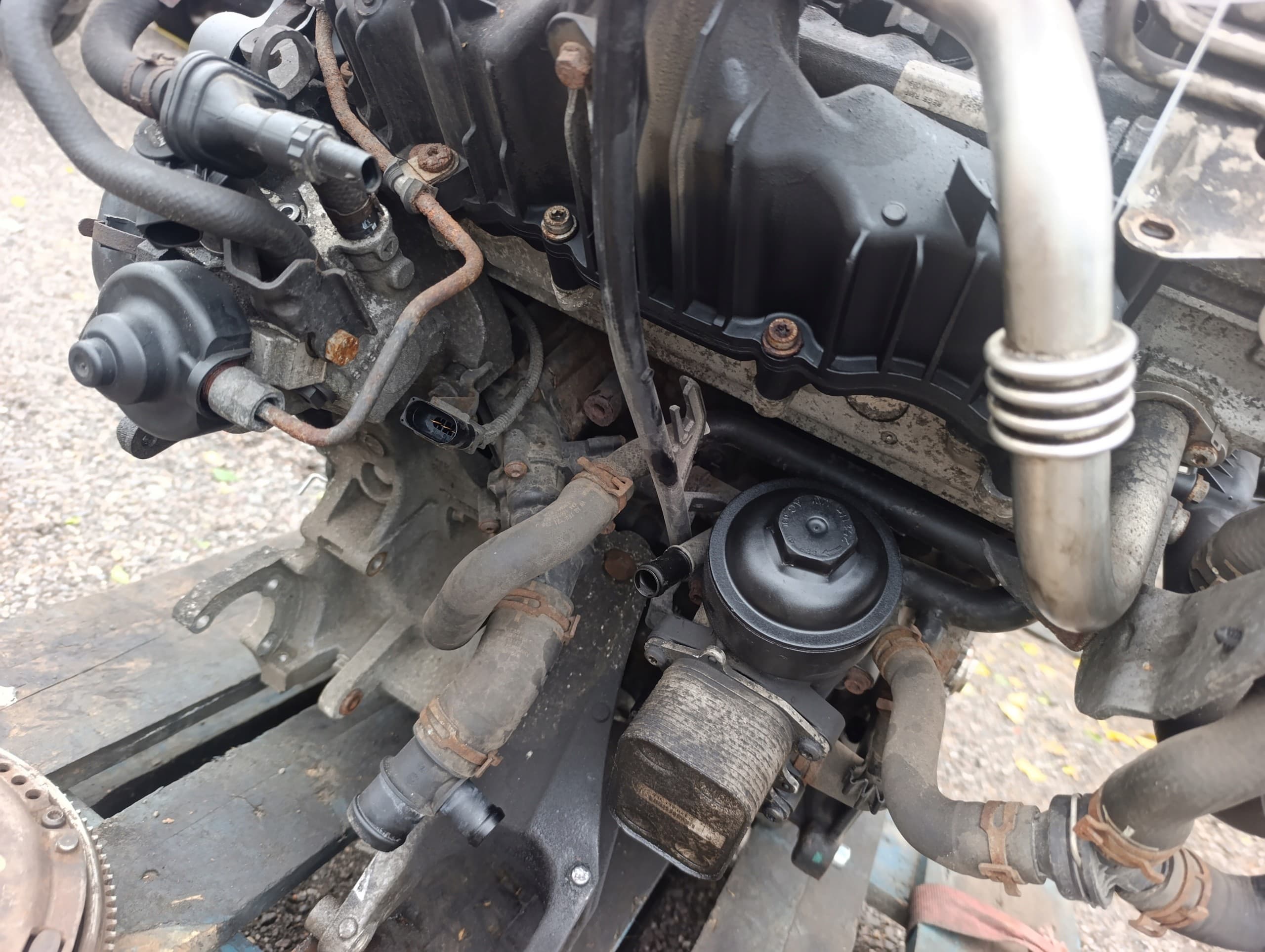 Motor 2.0 TDI VW T5 T6 Caa Caac dañado usado 6