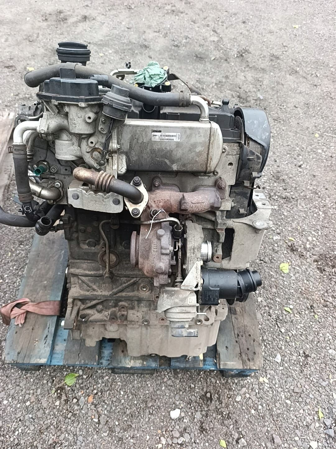 Motor 2.0 TDI VW T5 T6 Caa Caac dañado usado 7