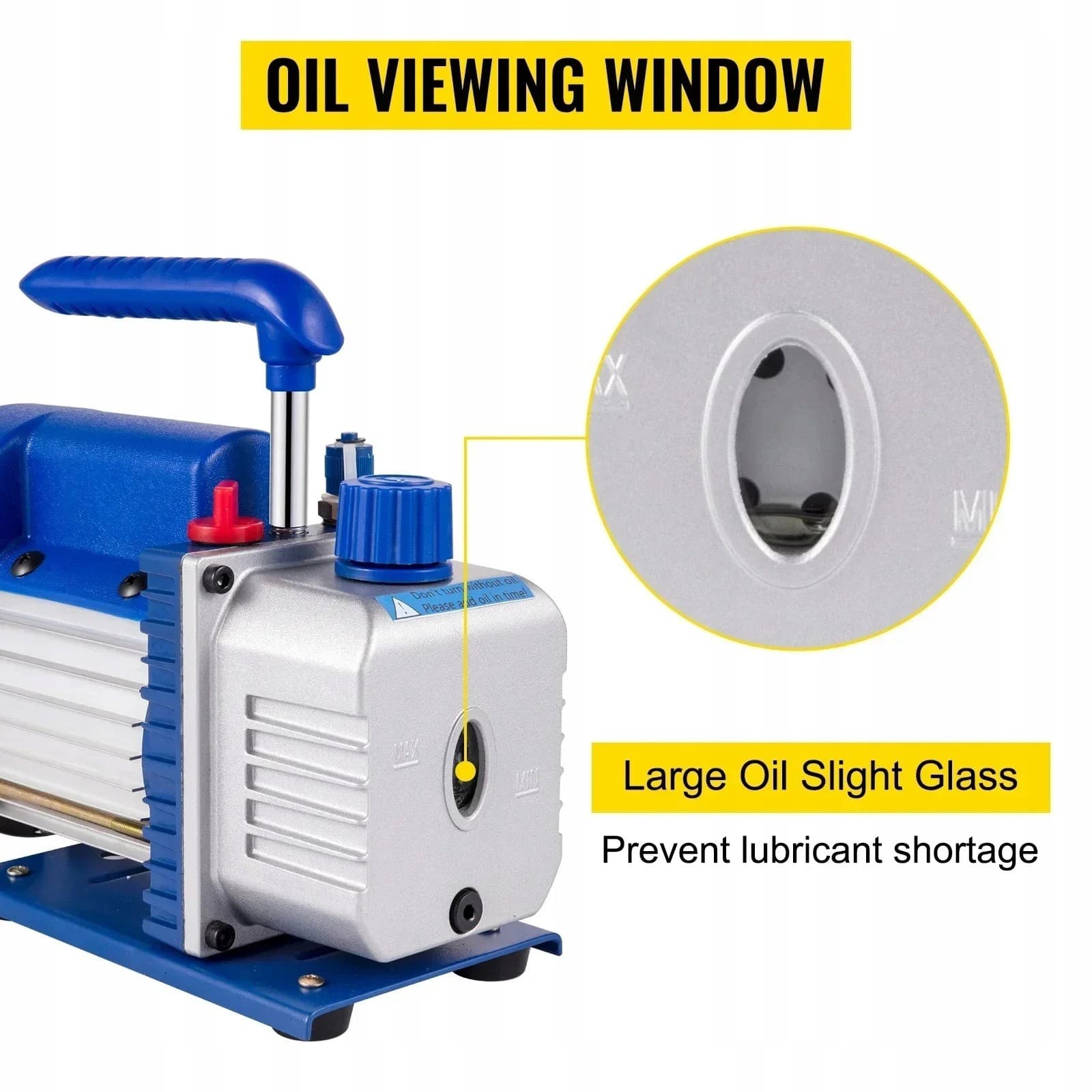Bomba de vacío 4 Cfm 1/3 HP con manómetro 5PA 1720 Rpm usado 8