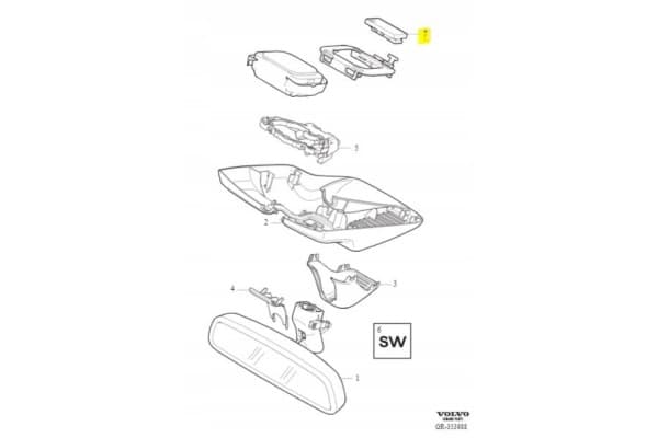 Sensor de lluvia Volvo OE 31369747 nuevo 4