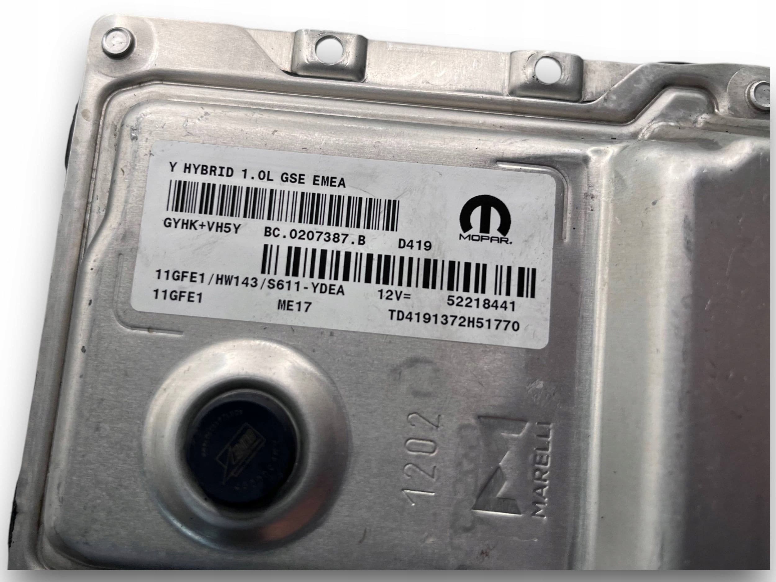 Controlador de Computadora de Motor Lancia Ypsilon 52218441 nuevo 3