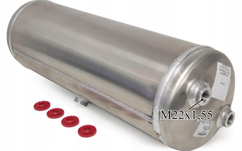Depósito de aire 20L 206x685 12,5 bar aluminio nuevo