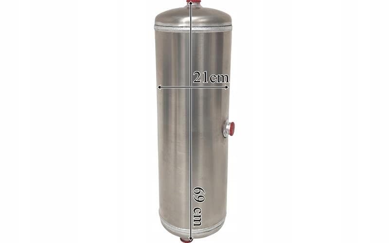 Depósito de aire 20L 206x685 12,5 bar aluminio nuevo 2