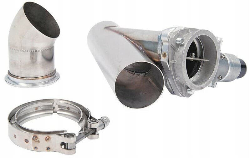Válvula eléctrica de corte de escape 76MM 3 pulgadas nuevo 7