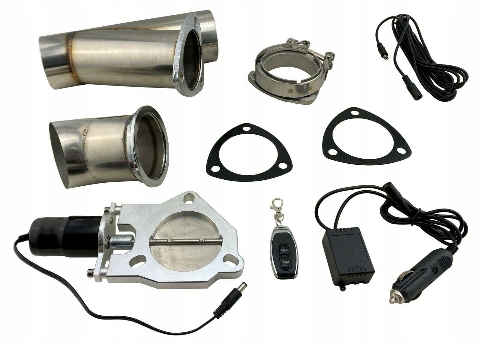 Válvula eléctrica de corte de escape 76MM 3 pulgadas nuevo 11
