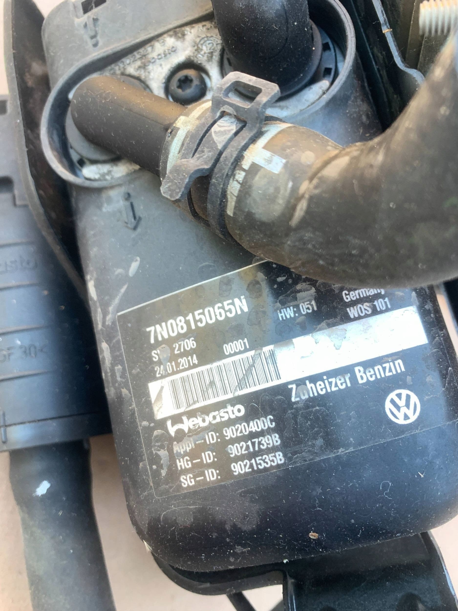 7N0815065N Volkswagen Sharan Webasto Gasolina usado 3